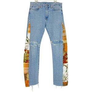 Levi’s 510 Custom Jeans Waist 30 31 Womens Size 10 12 Upcycled Vintage Denim
